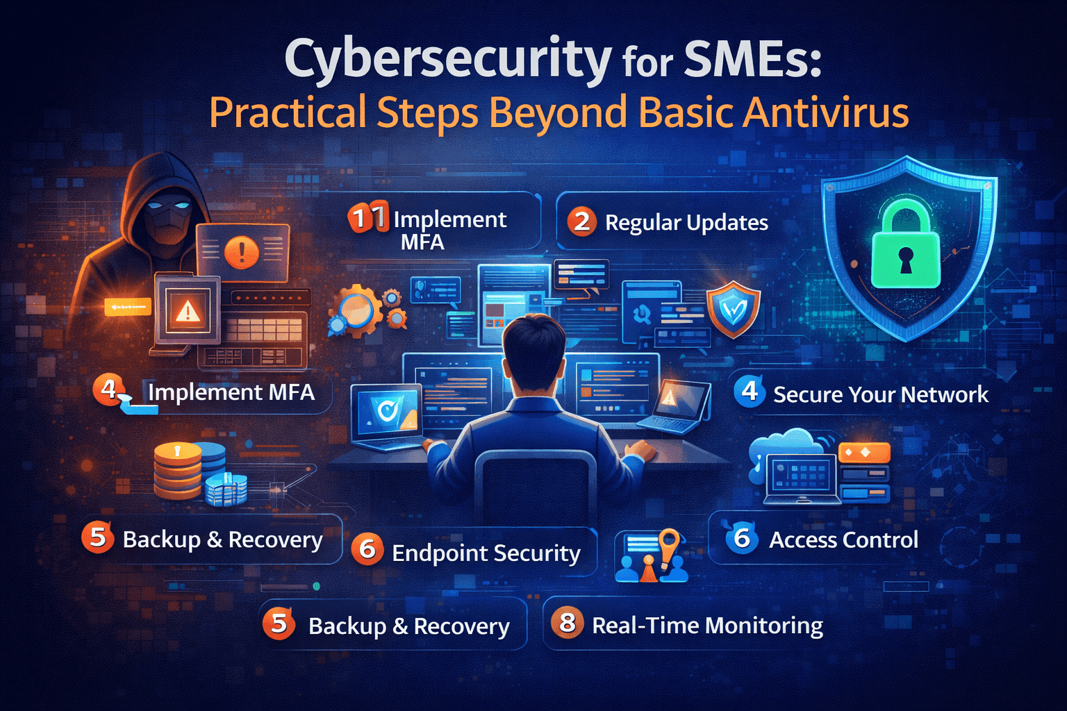 Cybersecurity for SMEs: Practical Steps Beyond Basic Antivirus